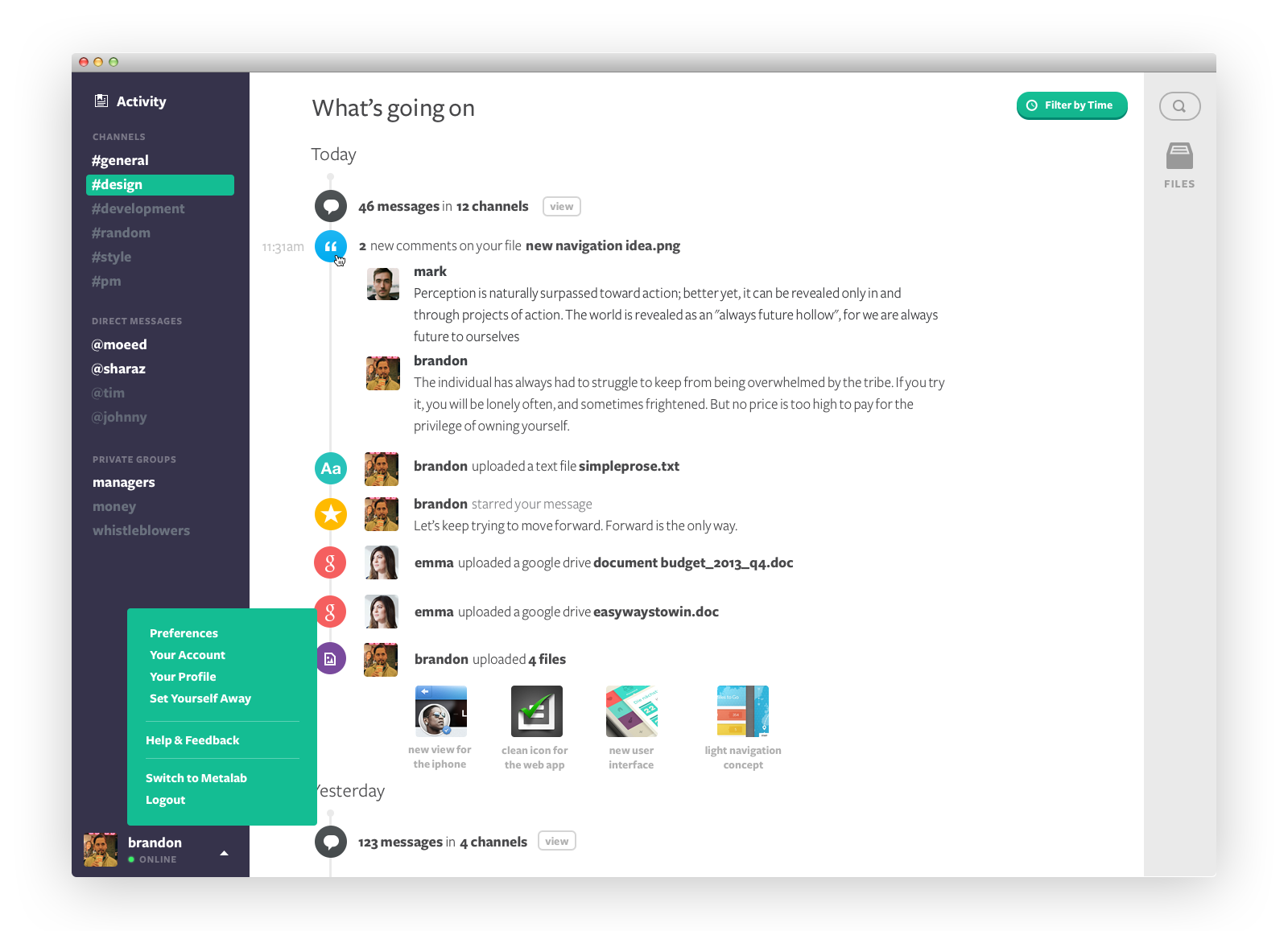 slack website