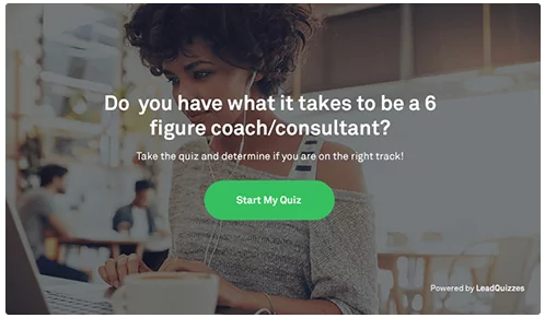 generate lead with quizzes