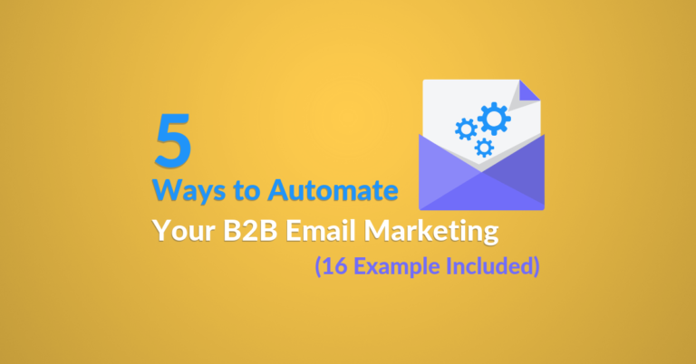 5 Ways to Automate Your B2B Email Marketing Automizy article featured image