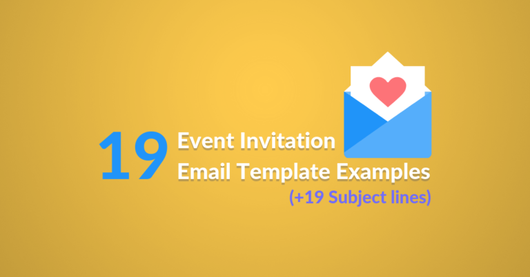 19 Event Invitation Email Template Examples featured image