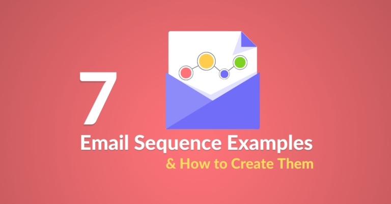 7 Email Sequence Examples & How to Create Them featured image on Automizy blog post
