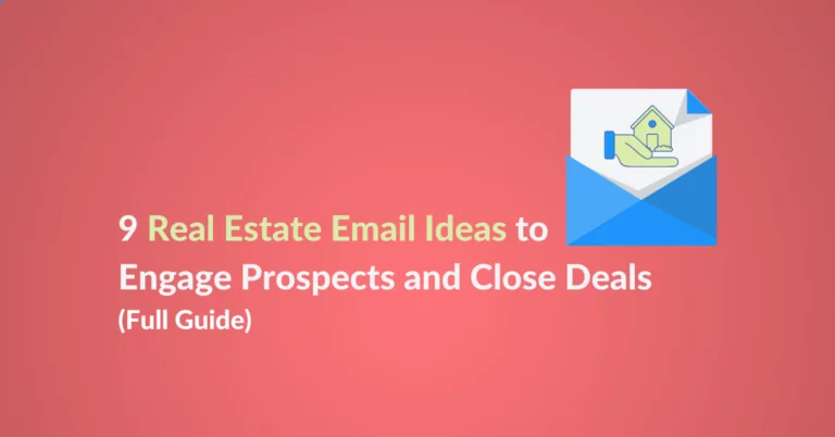 Real estate email ideas and examples
