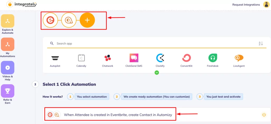 Eventbrite and Automizy integration