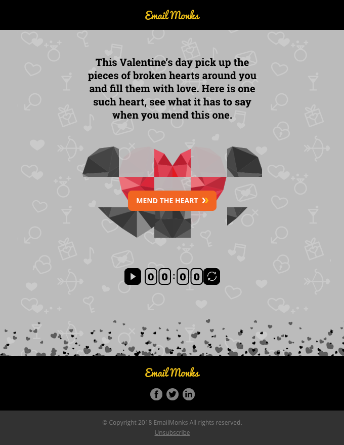 24 Ways To Design Your Valentines Day Emails 52 Subject Lines