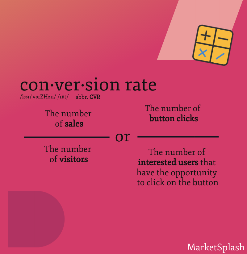 Conversion rate