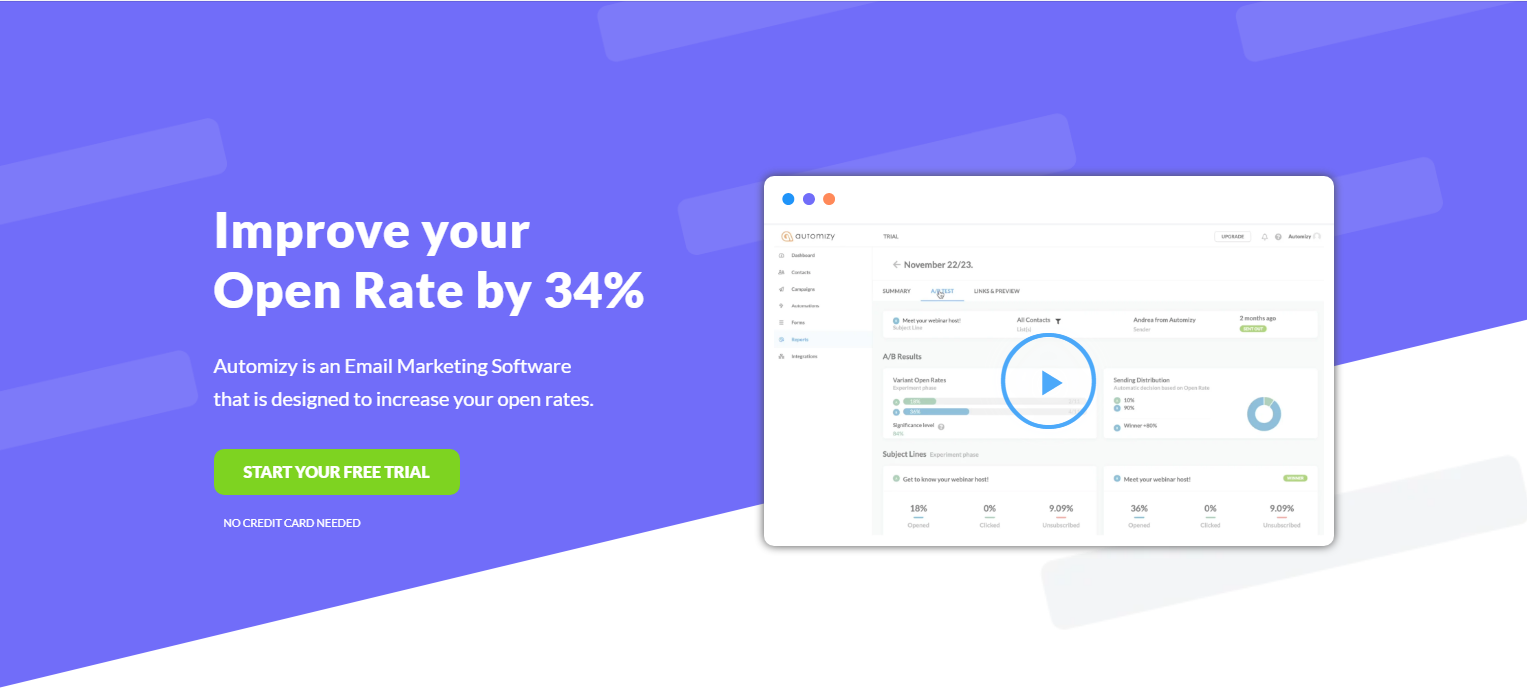 Automizy: Email Marketing Automation Software