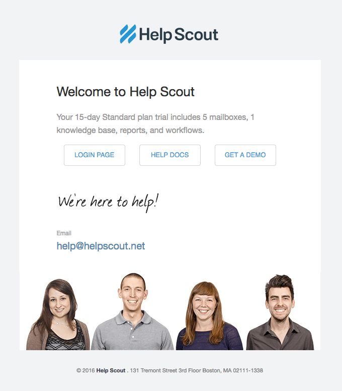 HelpScout email template